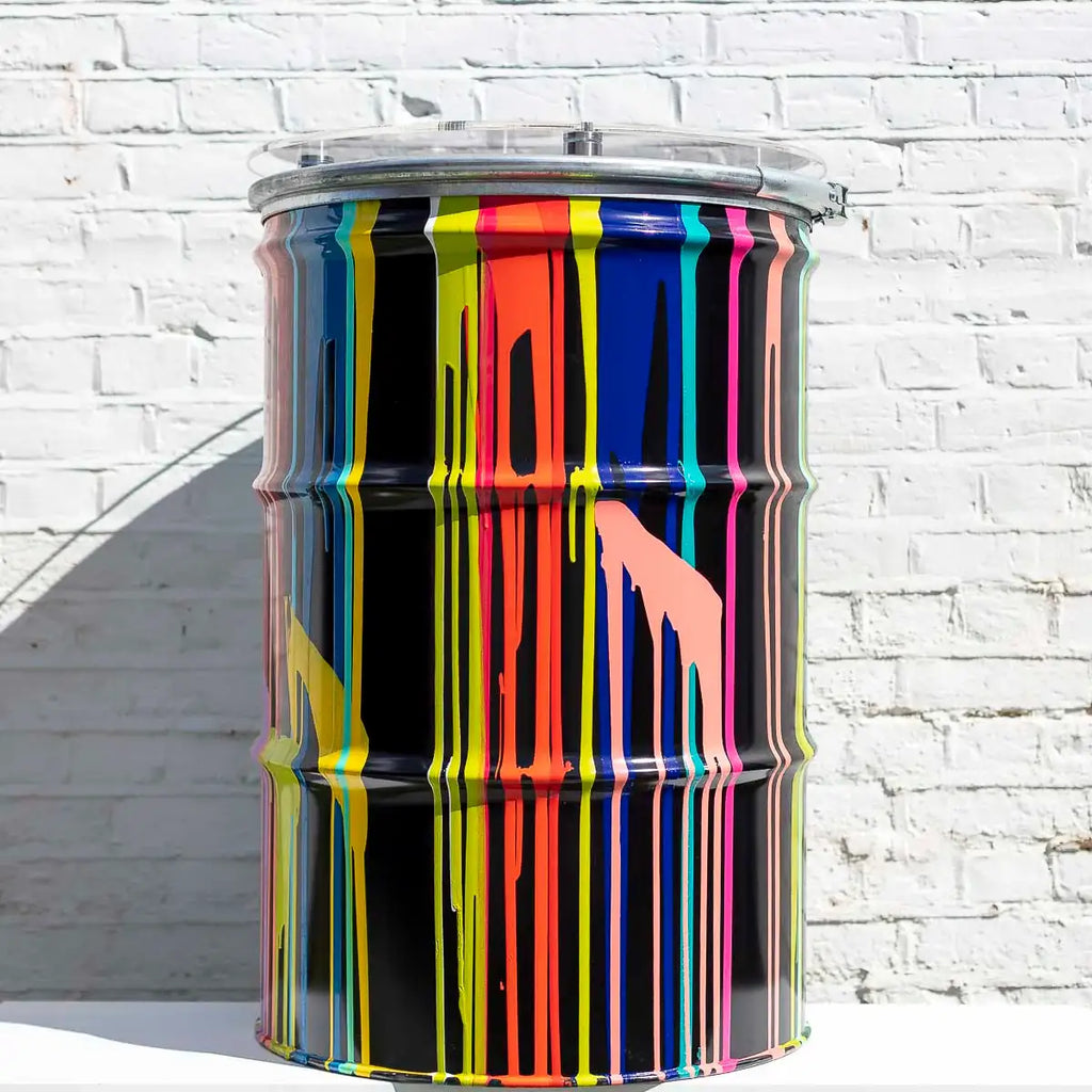 Paint Tin - Original - SOLD by artist Lhouette - Wyecliffe Galleries