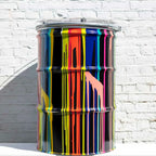 Paint Tin - Original - SOLD by artist Lhouette - Wyecliffe Galleries