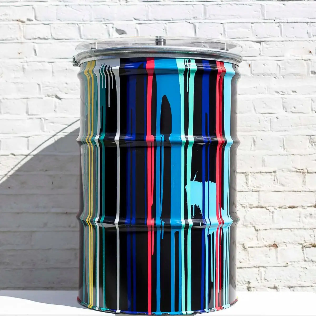 Paint Tin - Original - SOLD by artist Lhouette - Wyecliffe Galleries