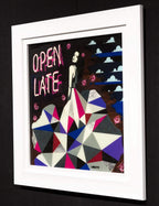 Open Late - Edition - SOLD by artist Lhouette - Wyecliffe Galleries