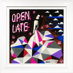 Open Late - Edition - SOLD by artist Lhouette - Wyecliffe Galleries