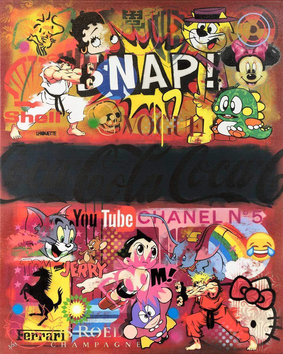 Organised Chaos - Edition - SOLD by artist Lhouette - Wyecliffe Galleries