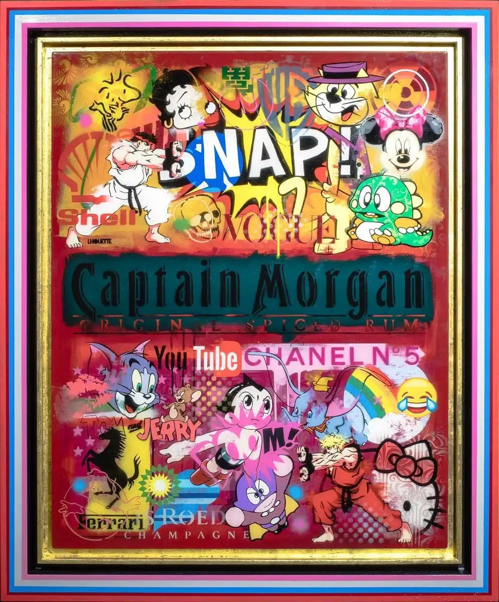 Organised Chaos - Original - SOLD by artist Lhouette - Wyecliffe Galleries