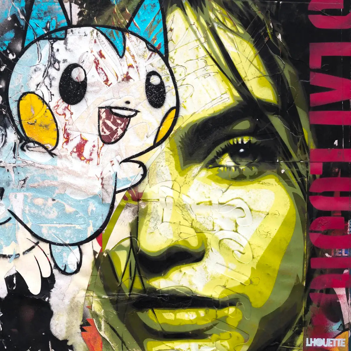 Pachirisu - Original by artist Lhouette - Wyecliffe Galleries