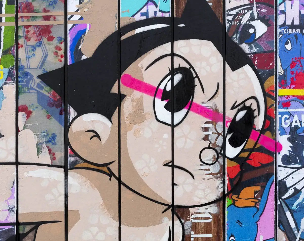 Paint Strippers - Astro Boy Edition - SOLD by artist Lhouette - Wyecliffe Galleries