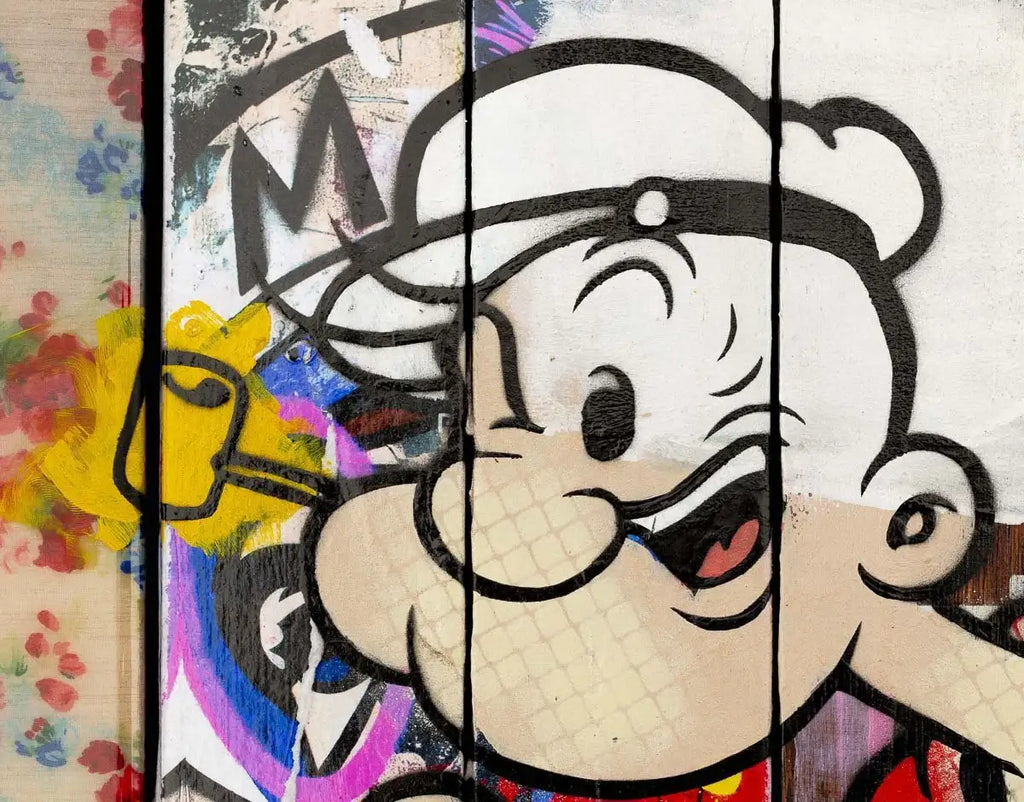 Paint Strippers - Boutique Popeye Edition - SOLD by artist Lhouette - Wyecliffe Galleries