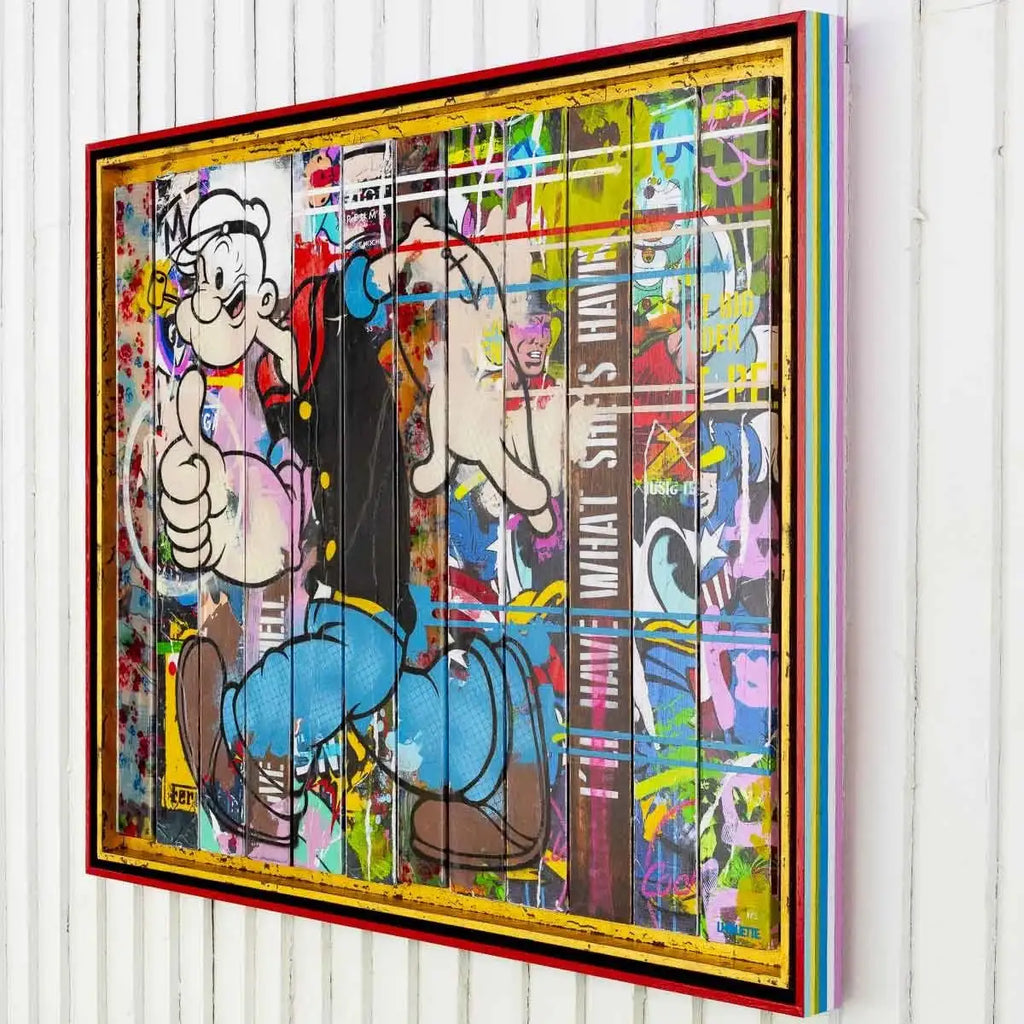 Paint Strippers - Boutique Popeye Edition - SOLD by artist Lhouette - Wyecliffe Galleries