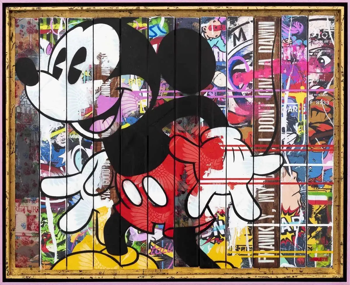 Paint Strippers - Mickey Mouse Edition - SOLD by artist Lhouette - Wyecliffe Galleries
