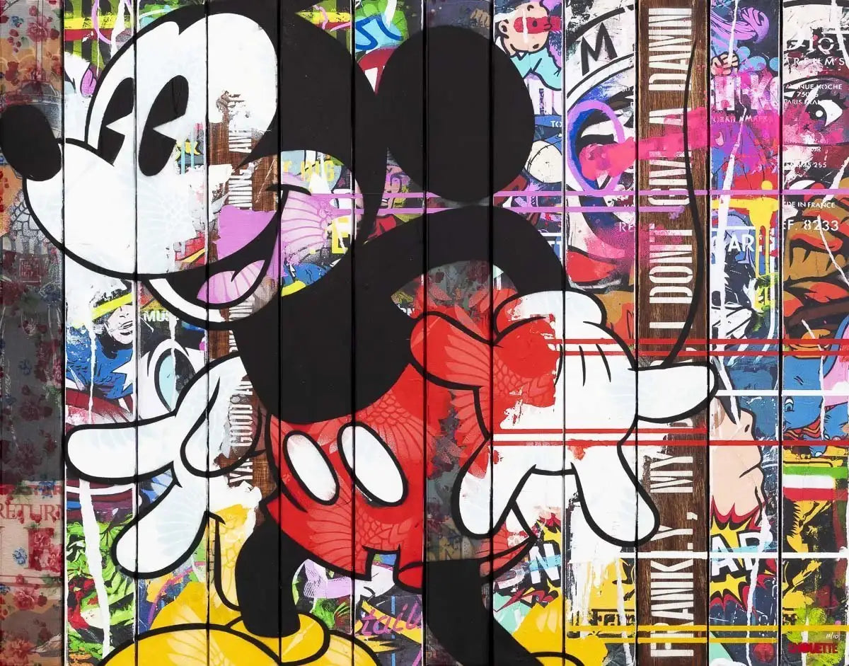 Paint Strippers - Mickey Mouse Edition - SOLD by artist Lhouette - Wyecliffe Galleries