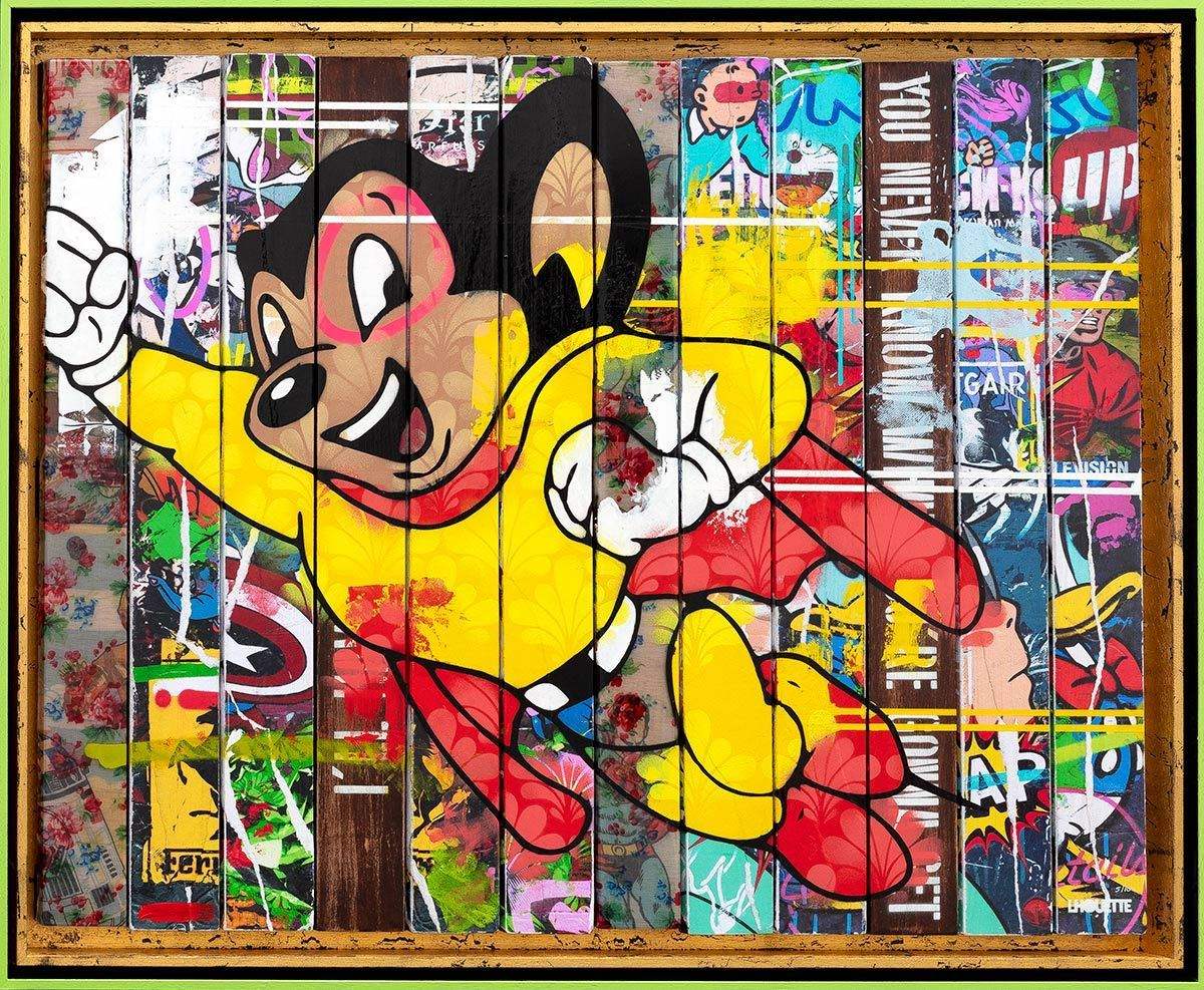 Paint Strippers - Mighty Mouse Boutique Edition by artist Lhouette - Wyecliffe Galleries