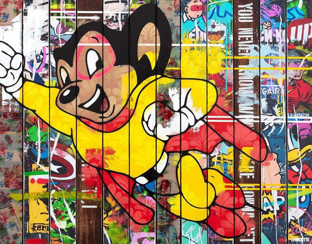 Paint Strippers - Mighty Mouse Boutique Edition by artist Lhouette - Wyecliffe Galleries