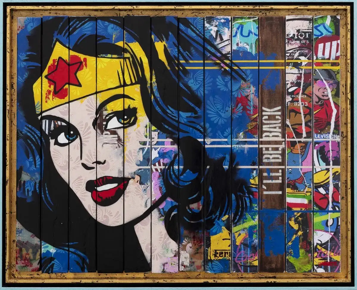 Paint Strippers - Wonder Woman Boutique Edition - SOLD by artist Lhouette - Wyecliffe Galleries