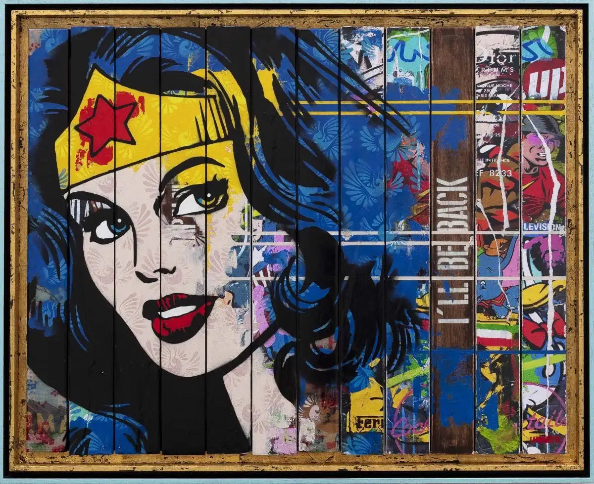 Paint Strippers - Wonder Woman Boutique Edition - SOLD by artist Lhouette - Wyecliffe Galleries