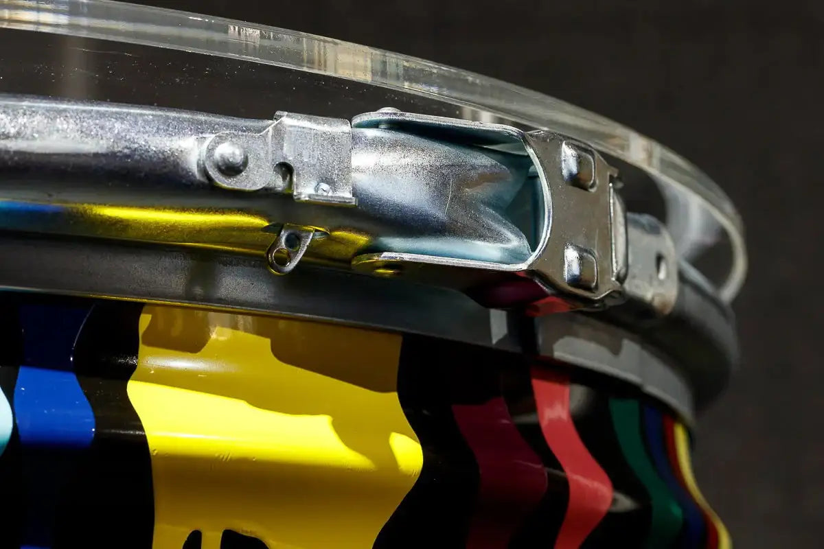 Paint Tin IV - Original Bar Table - SOLD by artist Lhouette - Wyecliffe Galleries