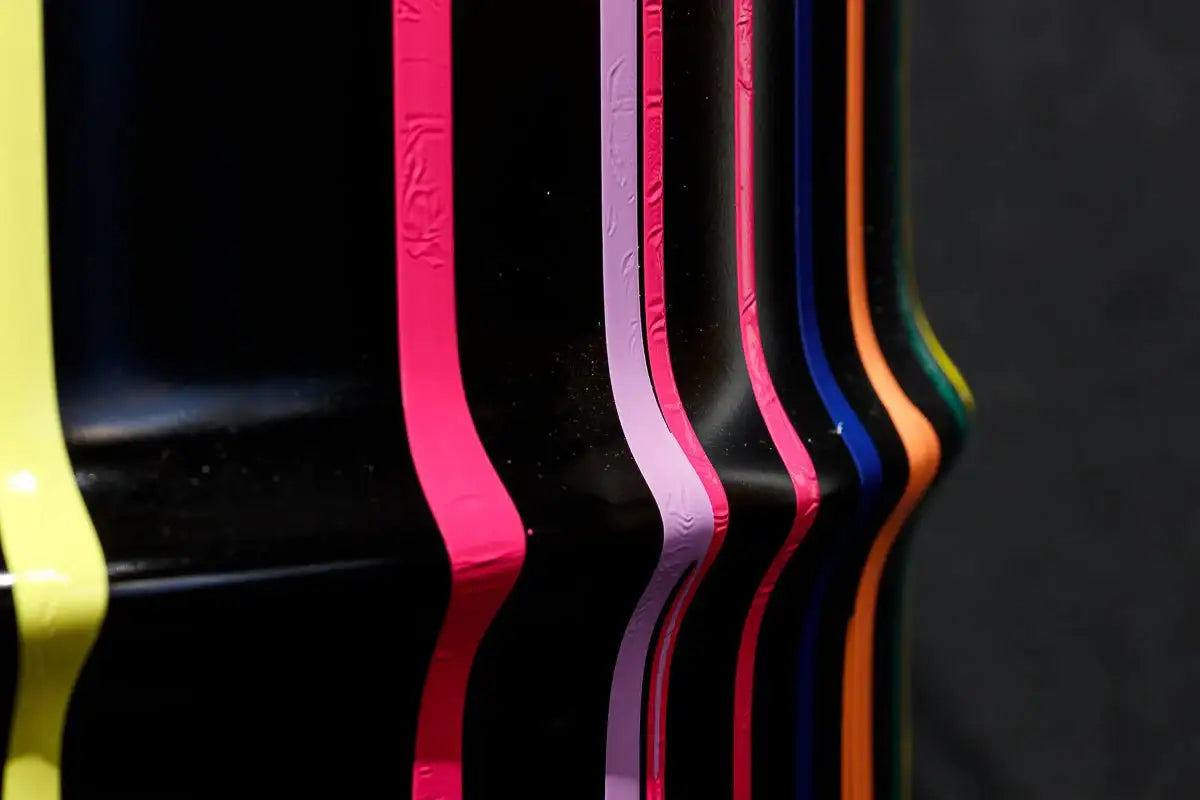 Paint Tin IV - Original Bar Table - SOLD by artist Lhouette - Wyecliffe Galleries