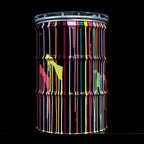 Paint Tin IV - Original Bar Table - SOLD by artist Lhouette - Wyecliffe Galleries