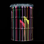 Paint Tin IV - Original Bar Table - SOLD by artist Lhouette - Wyecliffe Galleries