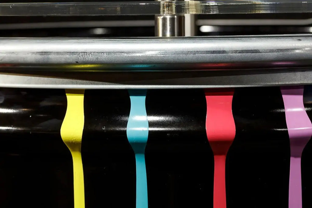 Paint Tin V - Original Bar Table - SOLD by artist Lhouette - Wyecliffe Galleries