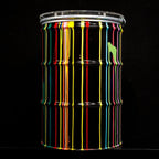 Paint Tin V - Original Bar Table - SOLD by artist Lhouette - Wyecliffe Galleries