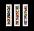 Pop Part Blue - Original - SOLD by artist Lhouette - Wyecliffe Galleries