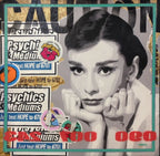 Paste Up - Audrey - SOLD by artist Lhouette - Wyecliffe Galleries