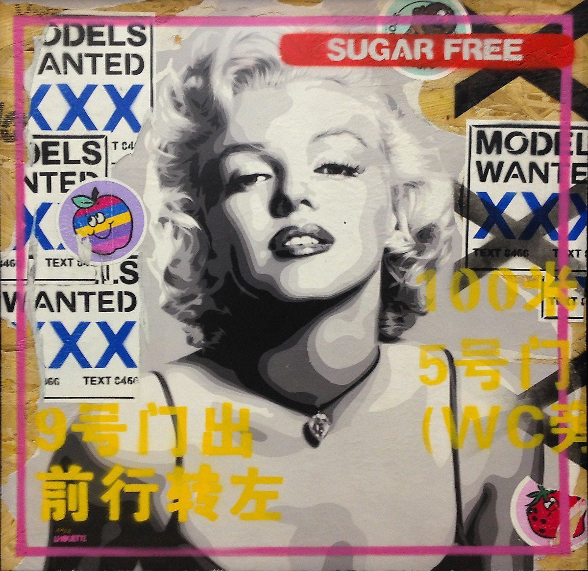Paste Up - Marilyn - SOLD OUT Lhouette
