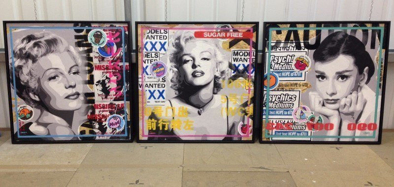 Paste Up - Marilyn - SOLD OUT Lhouette