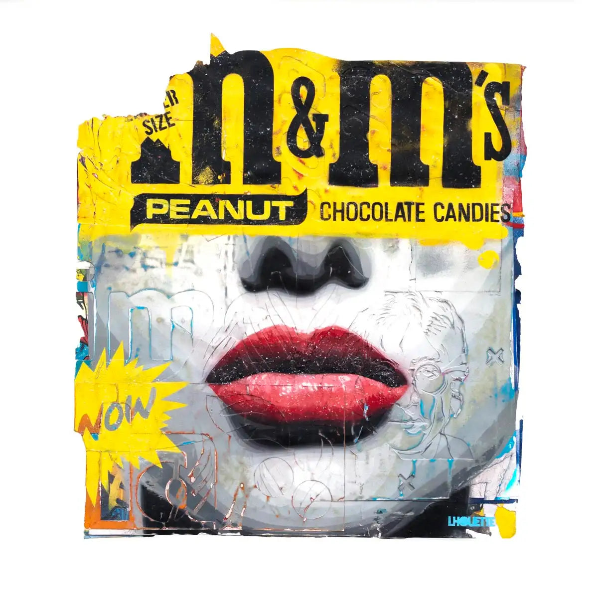 Peanut Chocolate Candies - Original - SOLD by artist Lhouette - Wyecliffe Galleries