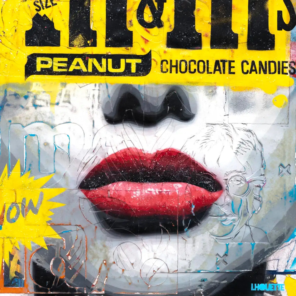 Peanut Chocolate Candies - Original - SOLD by artist Lhouette - Wyecliffe Galleries