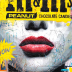 Peanut Chocolate Candies - Original - SOLD by artist Lhouette - Wyecliffe Galleries