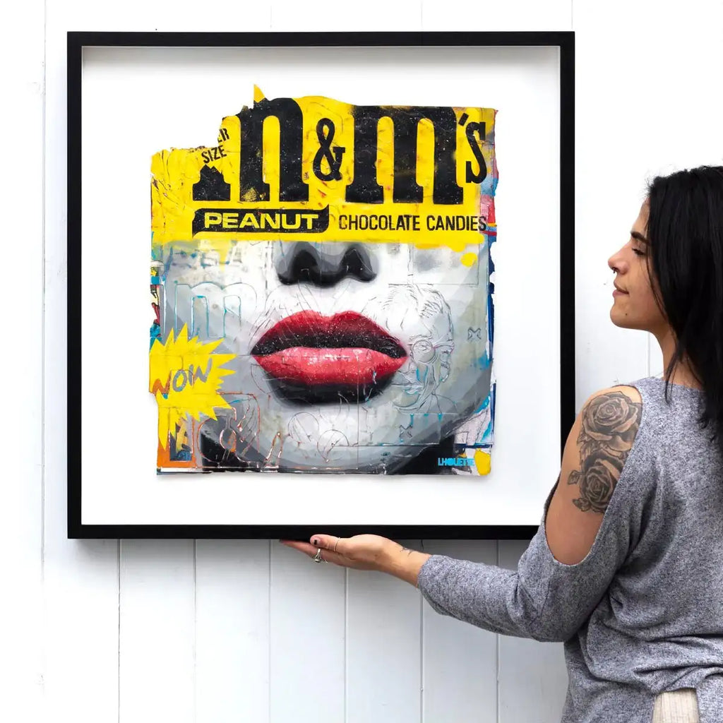 Peanut Chocolate Candies - Original - SOLD by artist Lhouette - Wyecliffe Galleries