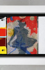 Pop Assemblie - 3 Tile (Sailor Fabric) - Original - SOLD by artist Lhouette - Wyecliffe Galleries