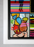 Pop Assemblie - 6 Tile (Duck Hunt Gold) - Original - SOLD by artist Lhouette - Wyecliffe Galleries