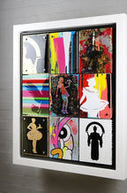 Pop Assemblie - 9 Tile (Little Miss Scratch) - Original - SOLD by artist Lhouette - Wyecliffe Galleries