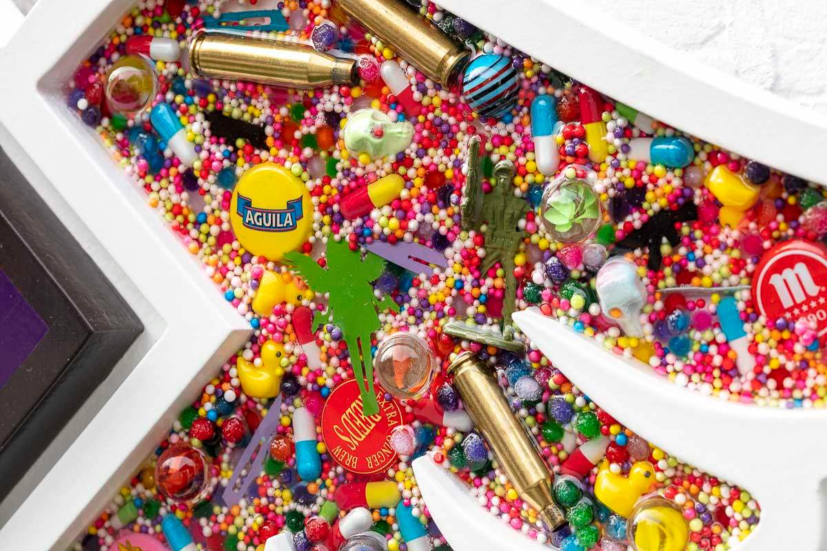 Pop De-Pendant: 7UP - Original - SOLD by artist Lhouette - Wyecliffe Galleries