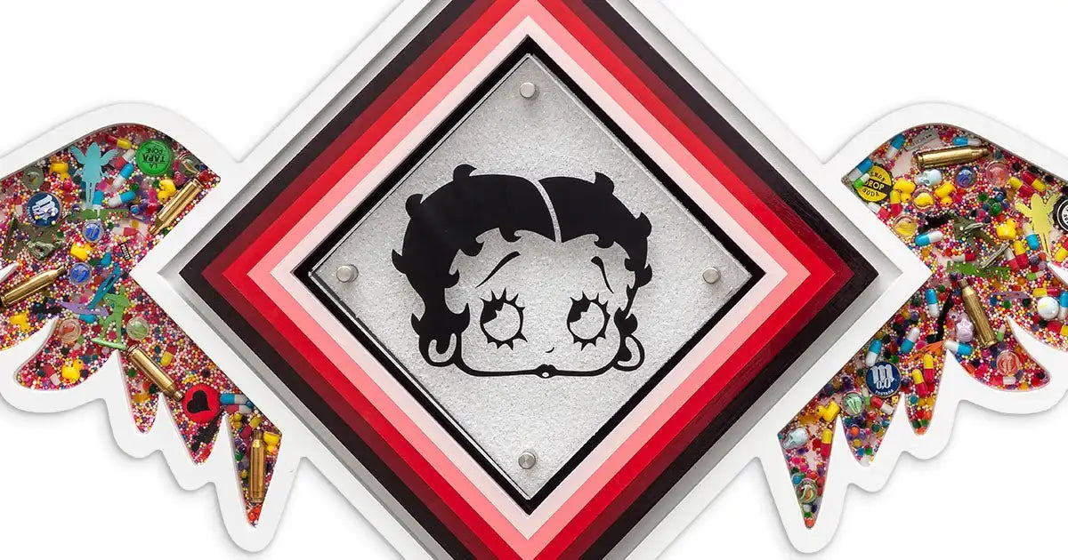 Pop De-Pendant: Betty Boop- Original - SOLD by artist Lhouette - Wyecliffe Galleries