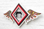 Pop De-Pendant: Betty Boop- Original - SOLD by artist Lhouette - Wyecliffe Galleries
