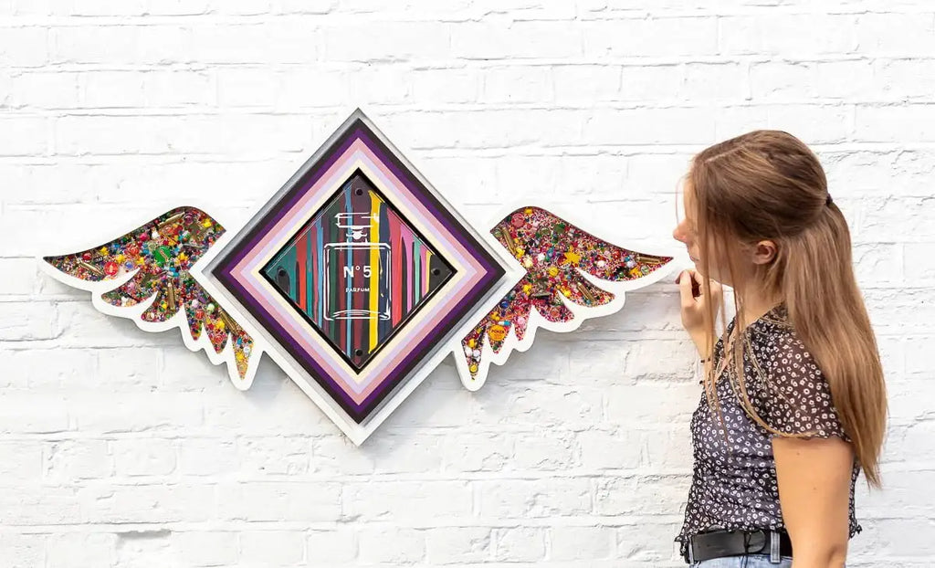 Pop De-Pendant: Chanel - Original - SOLD by artist Lhouette - Wyecliffe Galleries