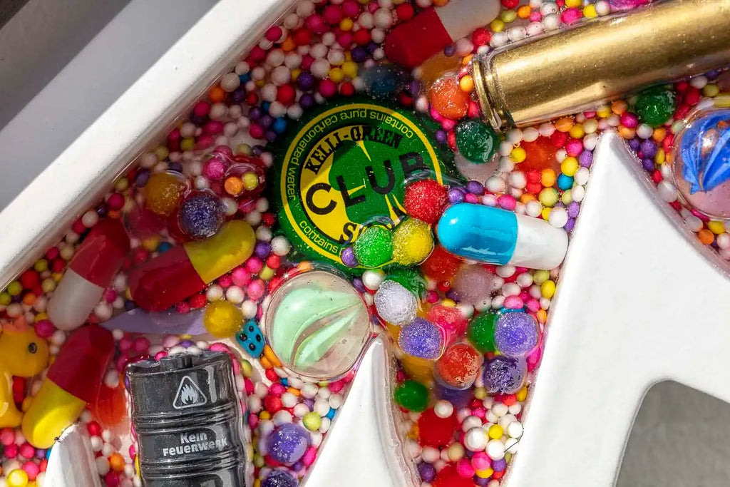 Pop De-Pendant: Ferrari - Original - SOLD by artist Lhouette - Wyecliffe Galleries