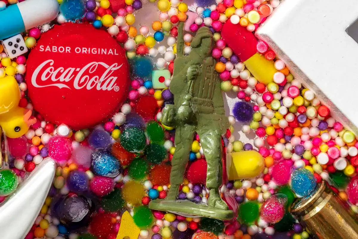 Pop De-Pendant: Ferrari - Original - SOLD by artist Lhouette - Wyecliffe Galleries