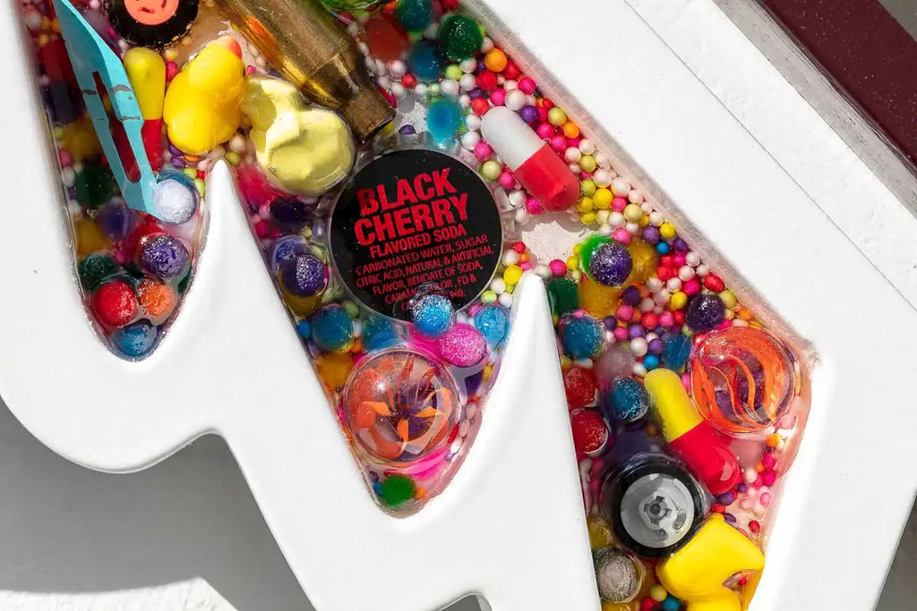 Pop De-Pendant: Ferrari - Original - SOLD by artist Lhouette - Wyecliffe Galleries