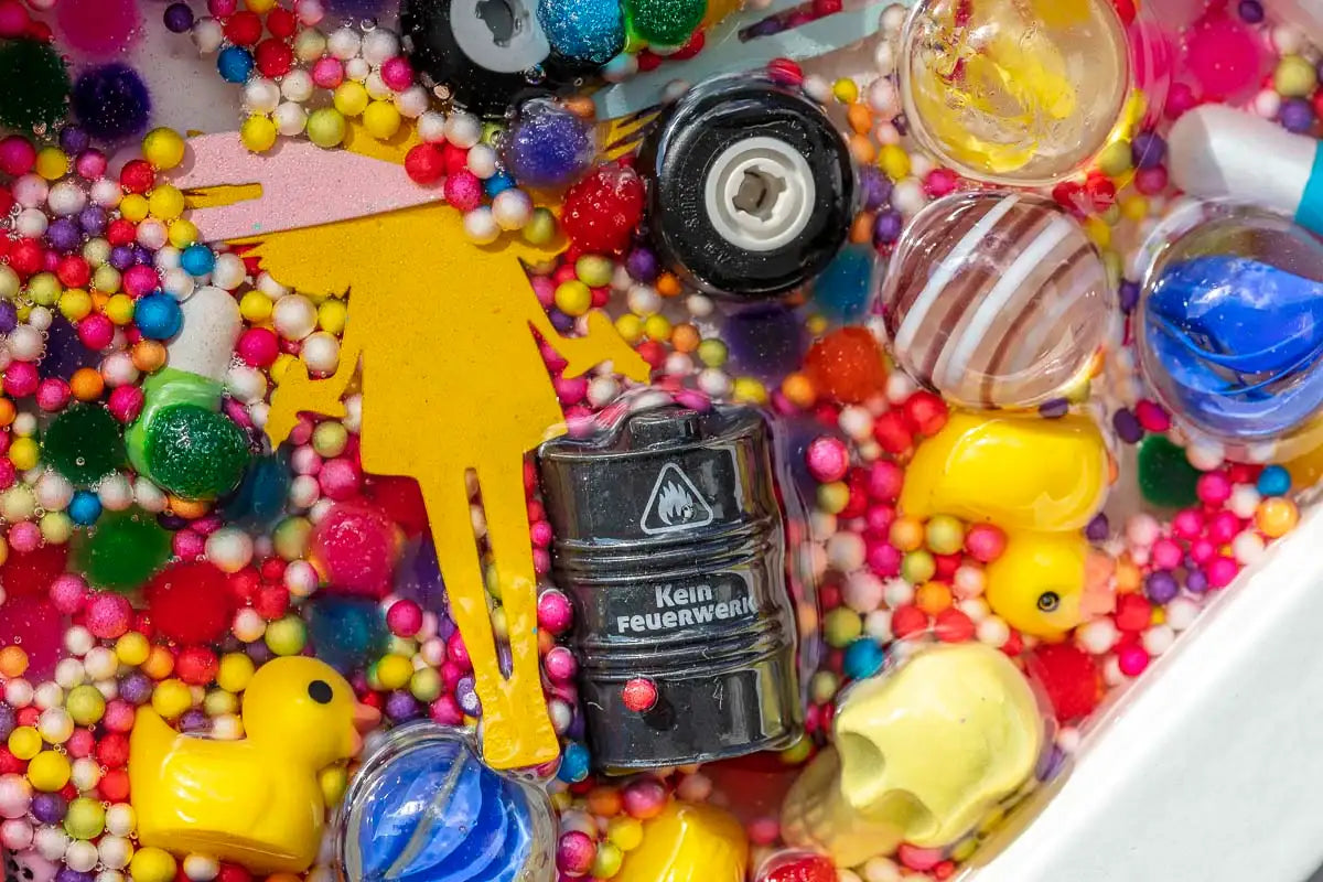 Pop De-Pendant: Ferrari - Original - SOLD by artist Lhouette - Wyecliffe Galleries