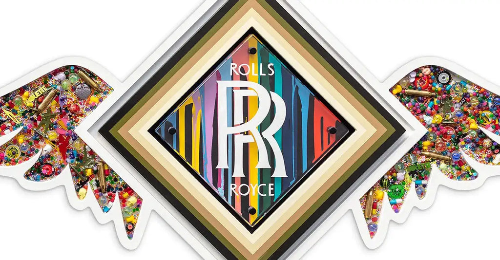 Pop De-Pendant: Rolls Royce - Original - SOLD by artist Lhouette - Wyecliffe Galleries