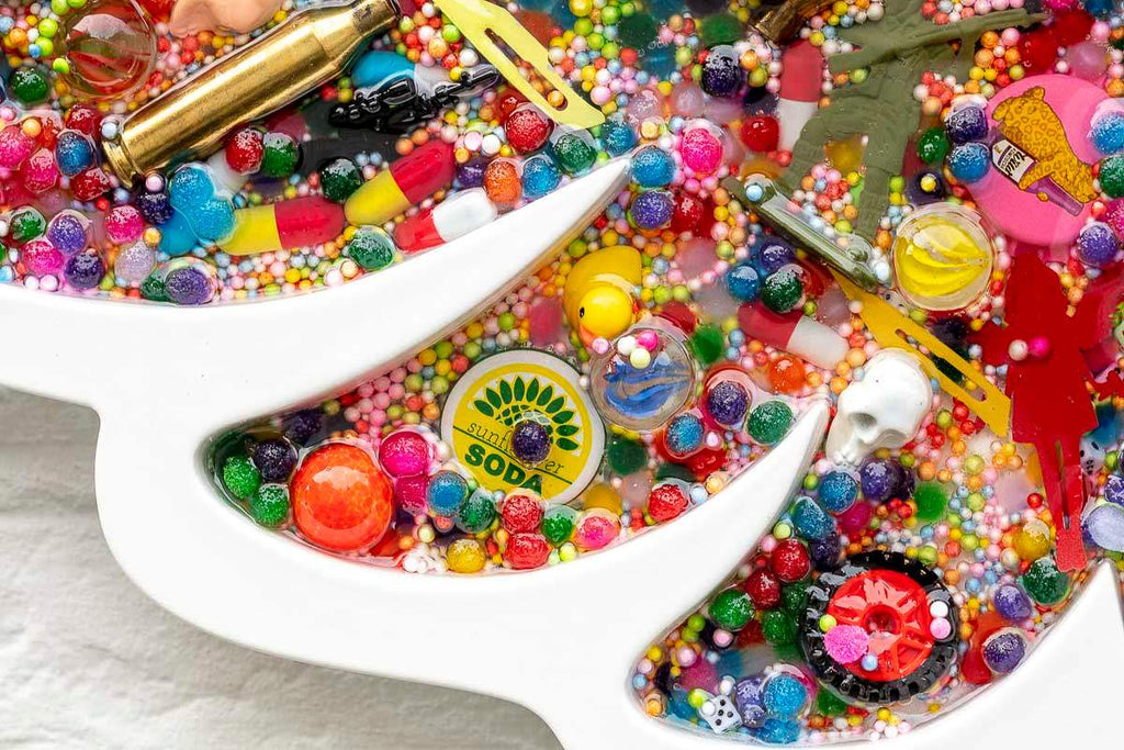 Pop De-Pendant: Rolls Royce - Original - SOLD by artist Lhouette - Wyecliffe Galleries