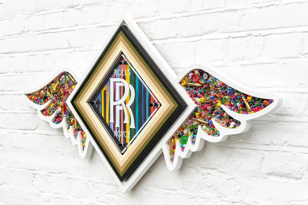 Pop De-Pendant: Rolls Royce - Original - SOLD by artist Lhouette - Wyecliffe Galleries