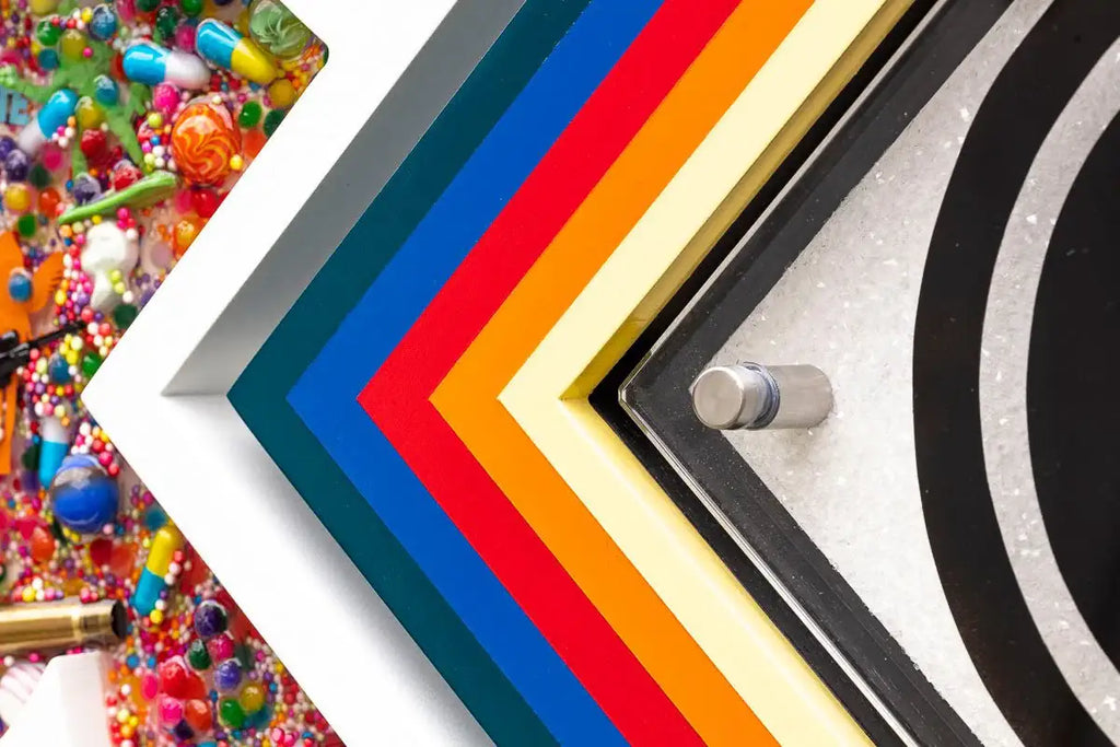 Pop De-Pendant: Bitcoin - Original - SOLD by artist Lhouette - Wyecliffe Galleries