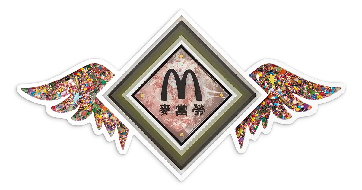 Pop De-Pendant: McDonald's - Original - SOLD by artist Lhouette - Wyecliffe Galleries
