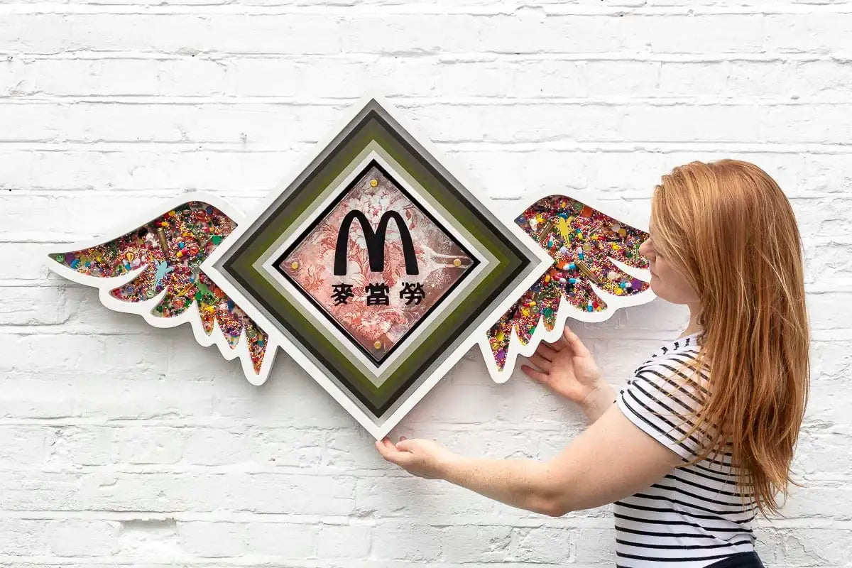 Pop De-Pendant: McDonald's - Original - SOLD by artist Lhouette - Wyecliffe Galleries
