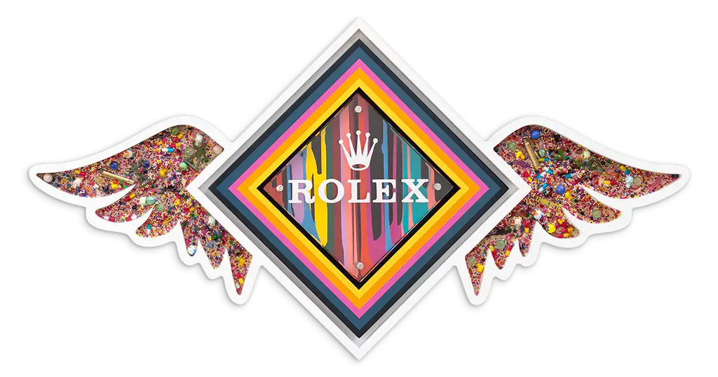 Pop De-Pendant: Rolex - Original - SOLD by artist Lhouette - Wyecliffe Galleries