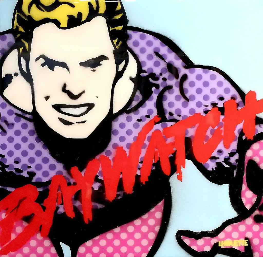 Colour Crate - Aquaman Original - SOLD by artist Lhouette - Wyecliffe Galleries